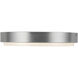 Bailey 11 inch Brushed Nickel Exterior Ceiling