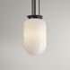 Alisse 1 Light 7.5 inch Matte Black Pendant Ceiling Light