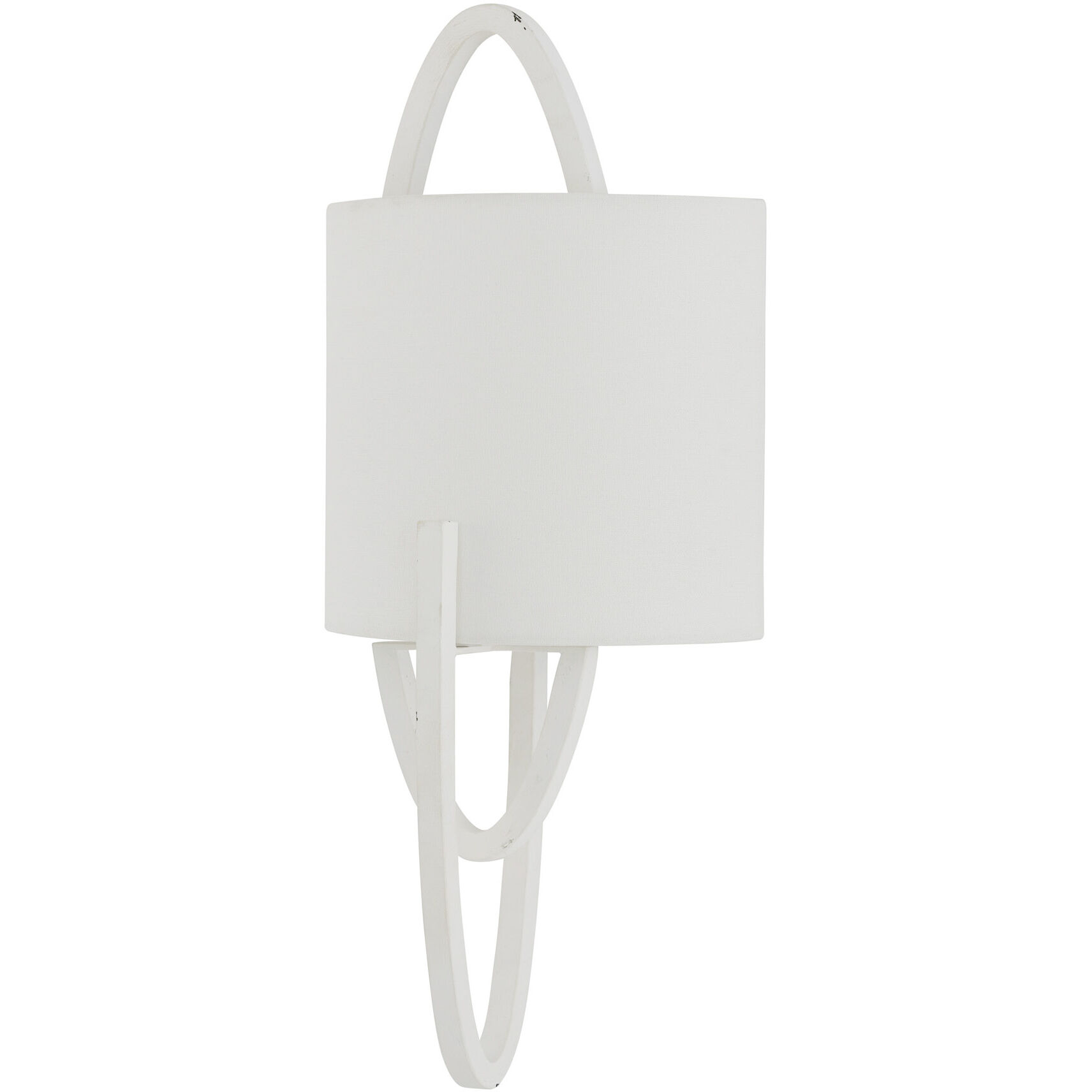 Obra 1 Light 9 inch White Gesso ADA Sconce Wall Light