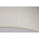 Brentwood LED 15 inch Beige Fabric Flush Mount Ceiling Light