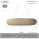 Copra 8 Light 36 inch Nickel Chandelier Ceiling Light
