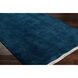 Evergreen 90 X 60 inch Midnight Blue/Marine Blue Handmade Rug in 5 x 7.5