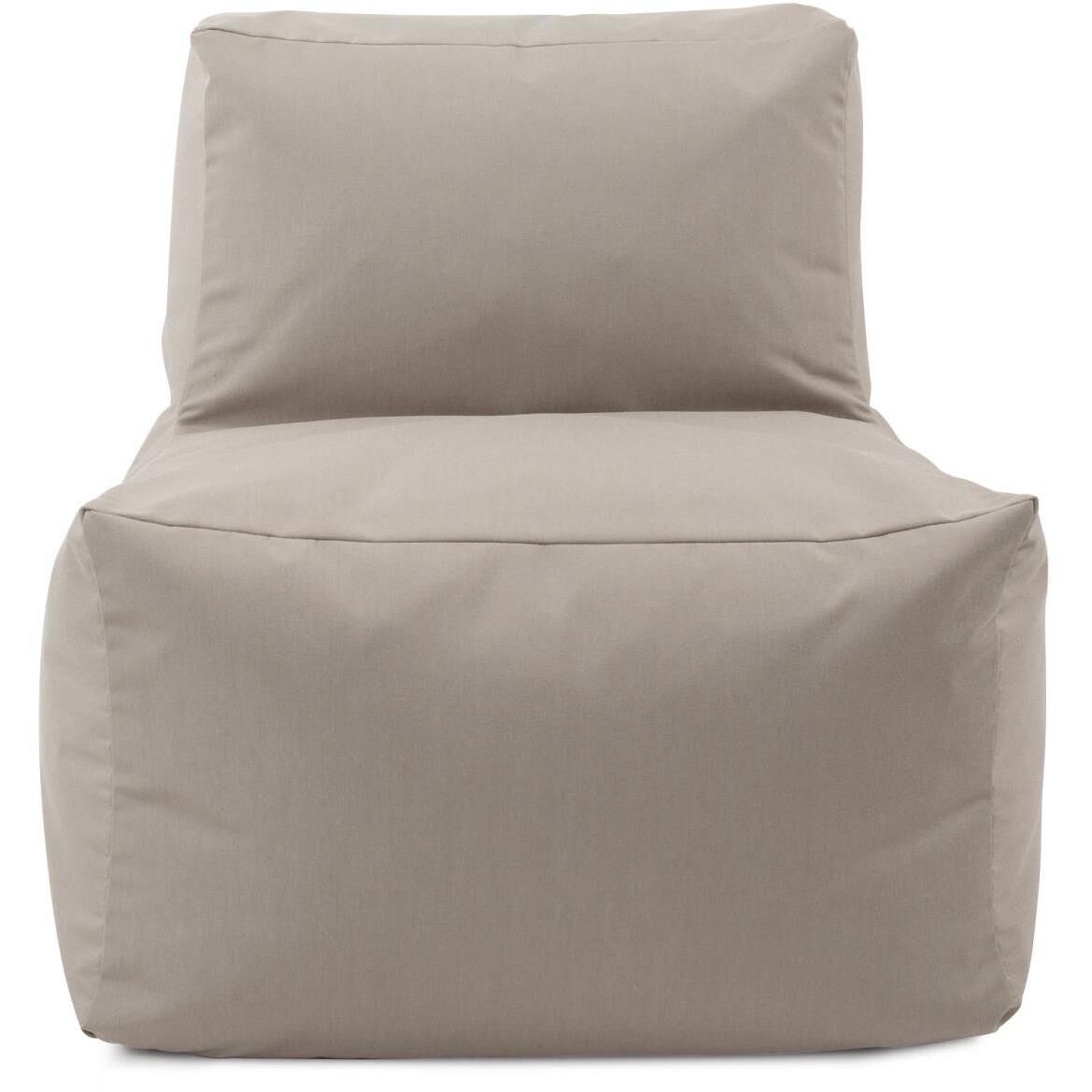 Seascape Sand Outdoor Pouf Chair Cover