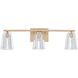 Valentin 3 Light 24 inch Champagne Gold Vanity Light Wall Light
