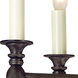 Traditional Brass 6 Light 18 inch Oil Rubbed Bronze Chandelier Ceiling Light