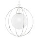 Lyla 1 Light 28 inch Polished Nickel Pendant Ceiling Light, Large