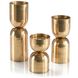 Hourglass 13 X 4.25 inch Candleholders, Set of 3