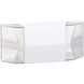 Beveled LED 3 inch White Emergency Light Wall Light