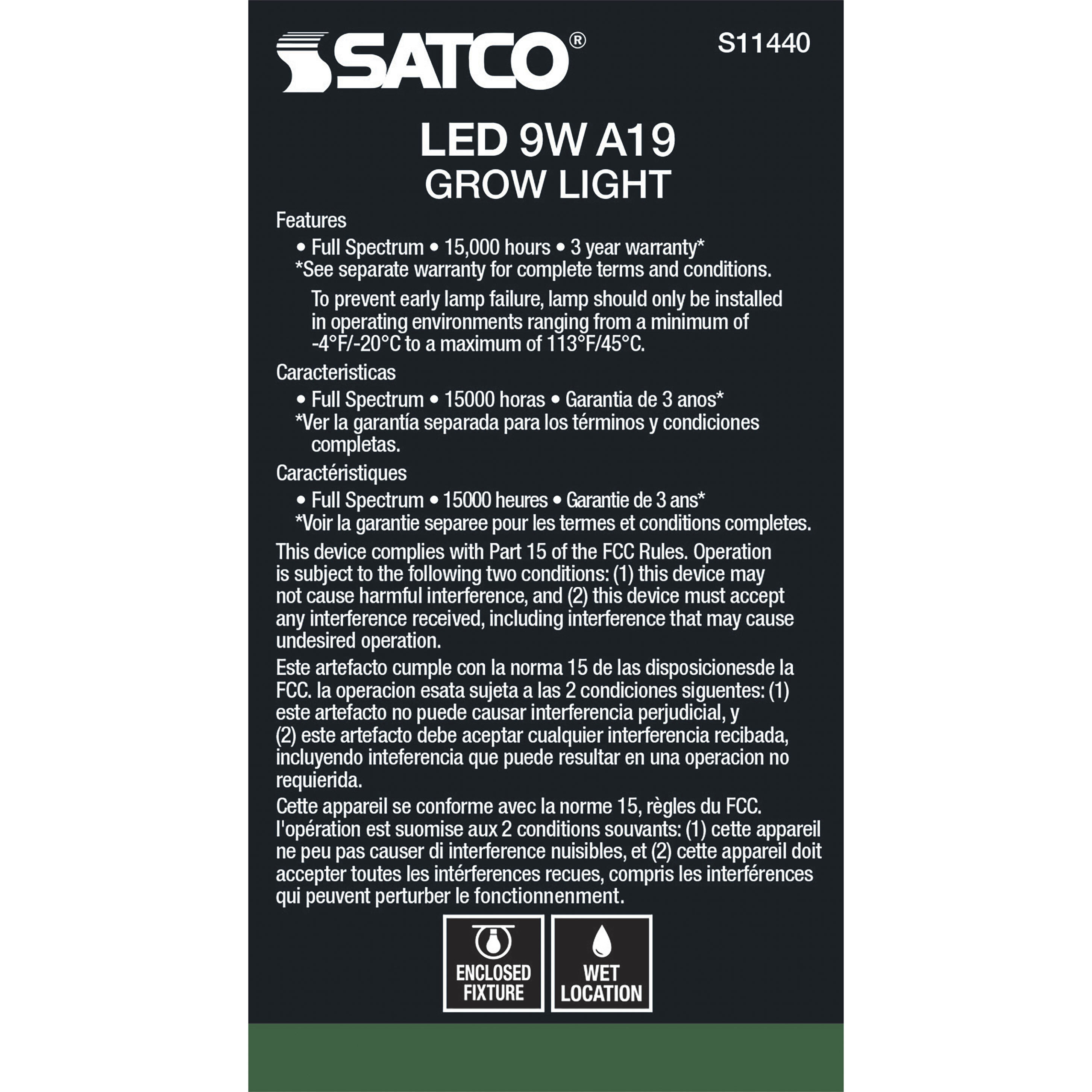 Lumos LED Type A Medium 9.00 watt Light Bulb