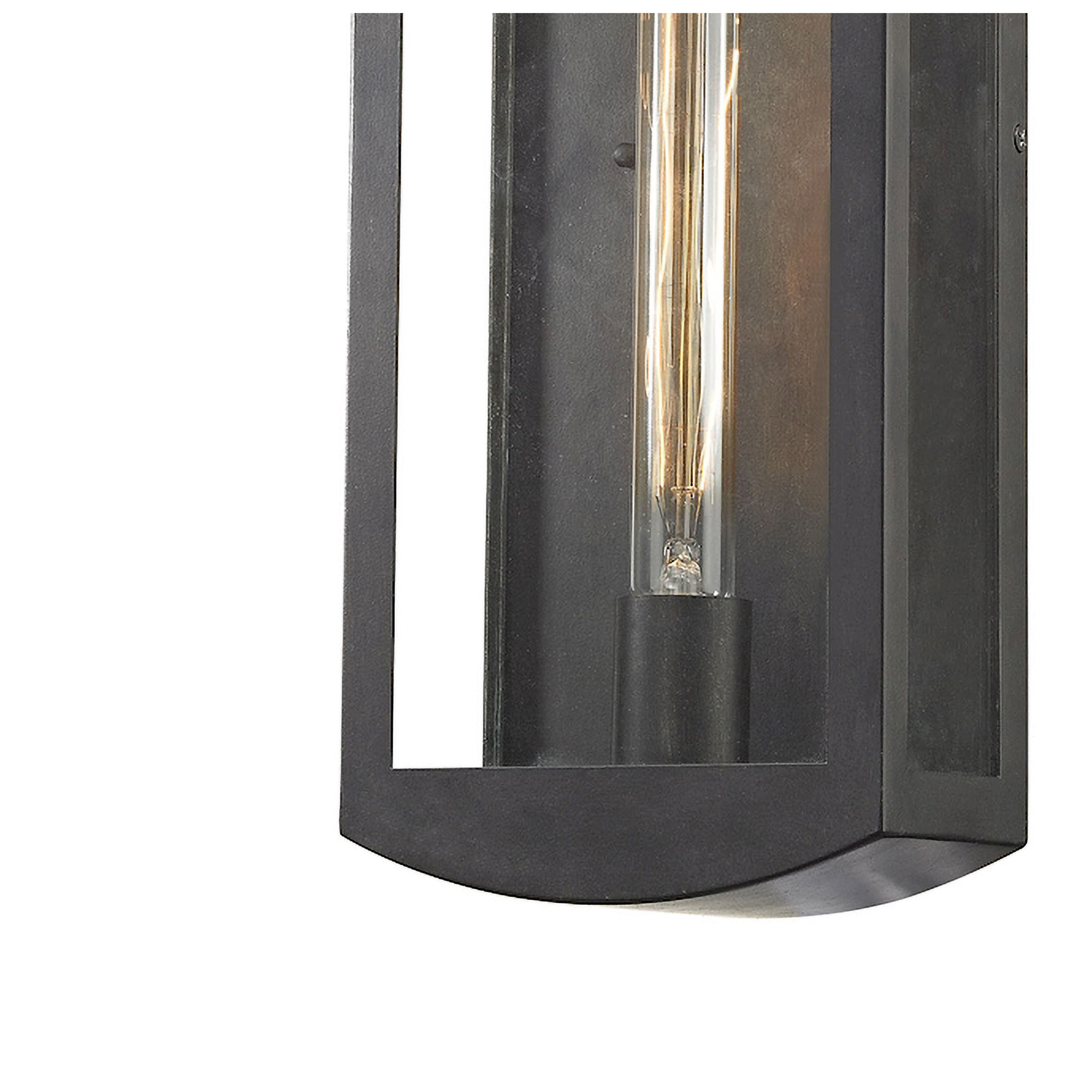 Trenton 1 Light 17 inch Blackened Bronze Outdoor Wall Sconce