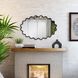 Cloud 36 X 24 inch Black Mirror