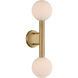 Fenton Wall Sconce Wall Light in Legacy Brass