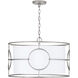 Oran 3 Light 22 inch Antique Silver Pendant Ceiling Light