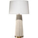 Pleated 32.25 inch 150.00 watt Cream Table Lamp Portable Light