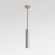 Hashira 1 Light 4.33 inch Matte Nickel Interior Pendant Light Ceiling Light