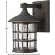 Freeport Outdoor Wall Mount Lantern in Oil Rubbed Bronze, Small