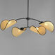 Bonnet 4 Light 9 inch Black Multi-Light Pendant Ceiling Light