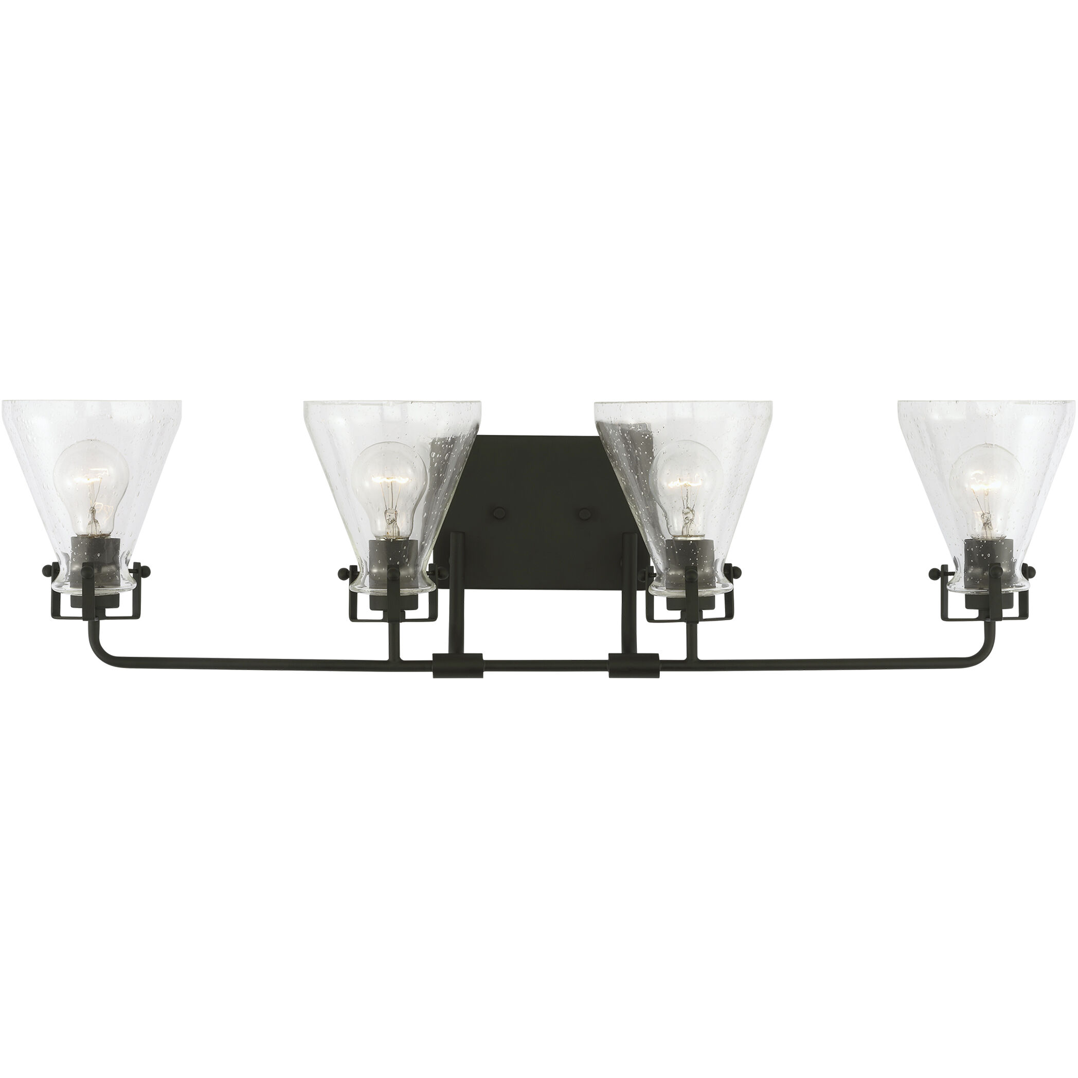 Jaden 4 Light 33.25 inch Midnight Black Bath Vanity Wall Sconce Wall Light