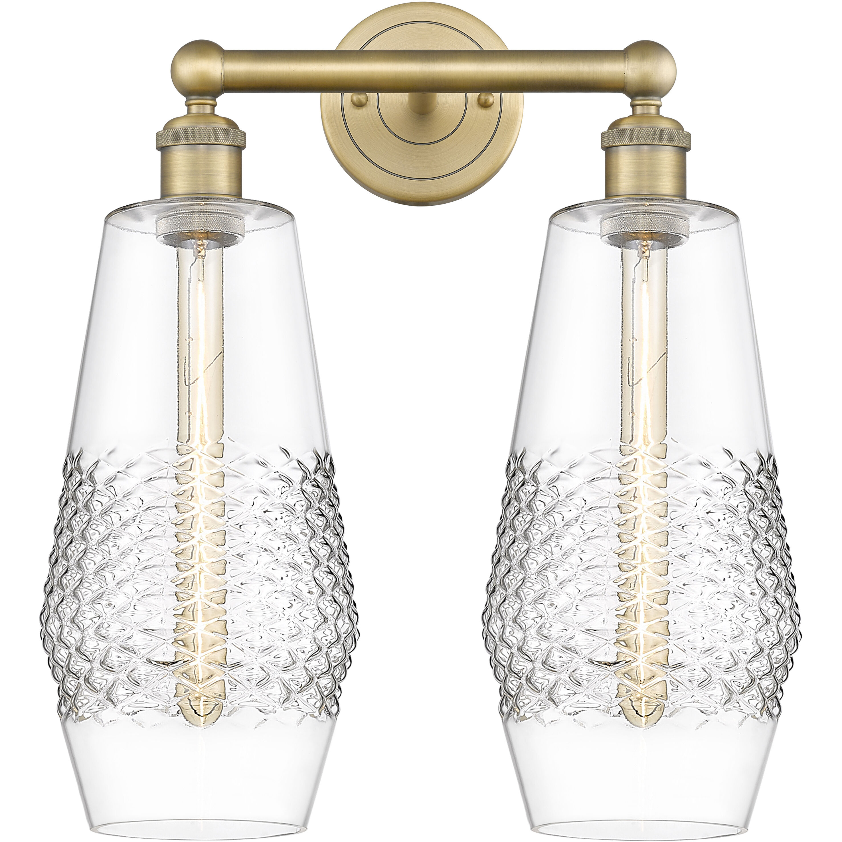 Windham 2 Light 16.00 inch Bathroom Vanity Light