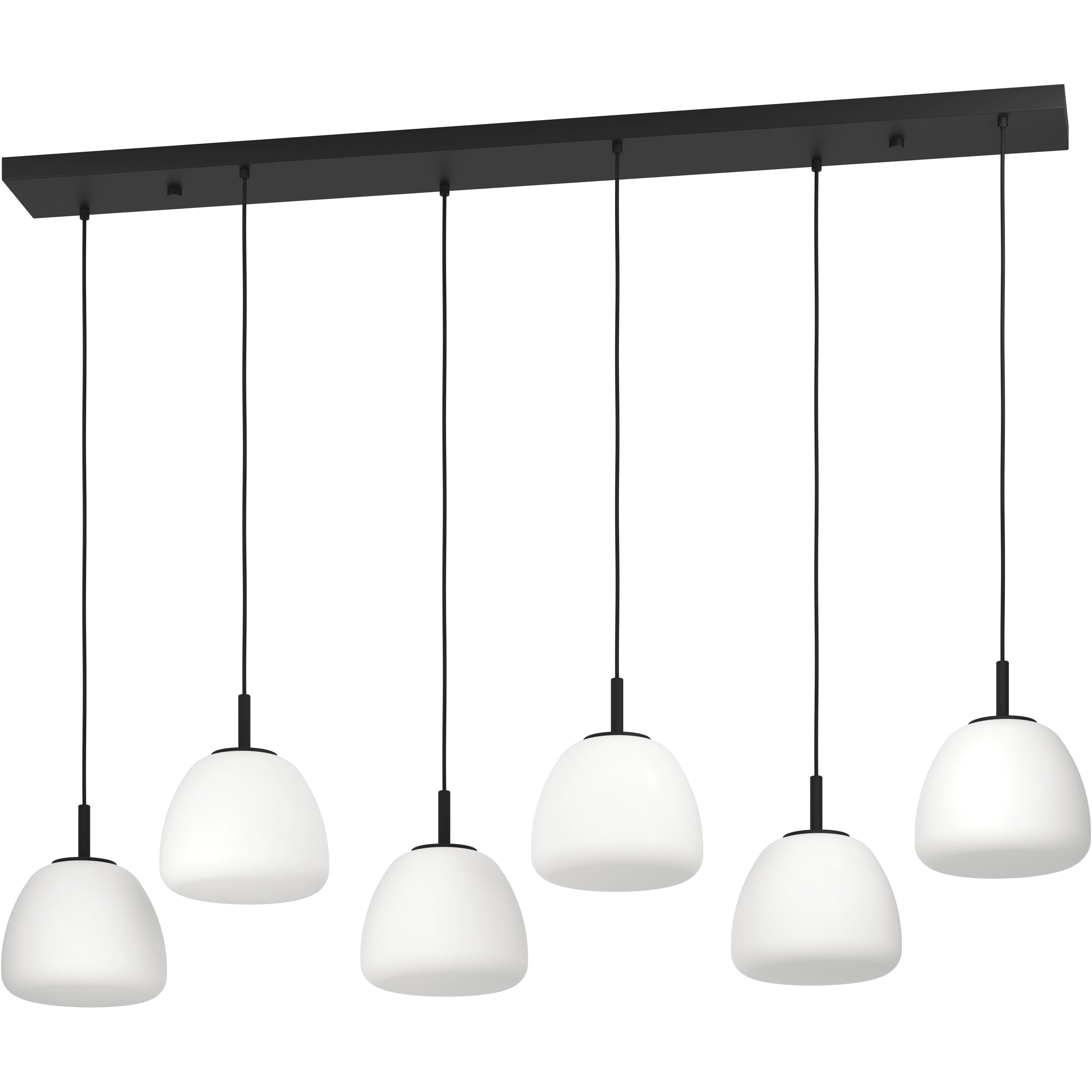 Balmes 6 Light 12.6 inch Black Pendant Ceiling Light