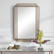 Amherst 37 X 24 inch Distressed Brushed Gold with Silver Highlights Wall Mirror
