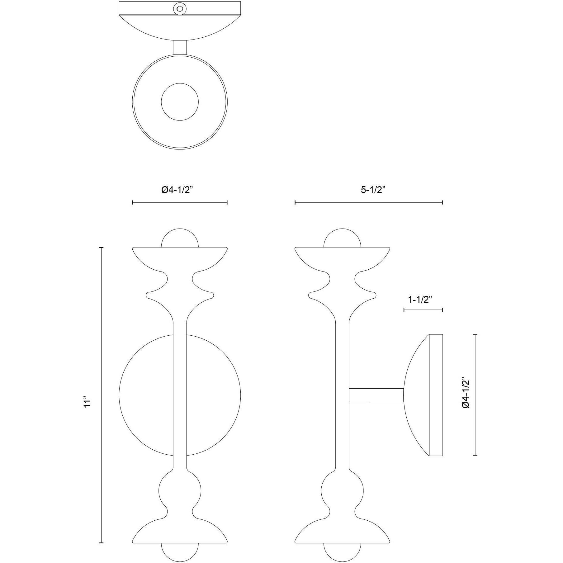 Cadence Wall/Vanity Light Wall Light in Antique White