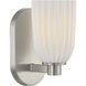 Baldwin 1 Light 4.5 inch Satin Nickel Wall Sconce Wall Light, Essentials