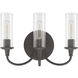 Modina 3 Light 16 inch Espresso Vanity Light Wall Light