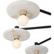 Discus 9 Light 34 inch Matte Black Pendant Ceiling Light
