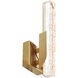 Valira LED 4.3 inch Brass Wall Light