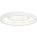 Knock Out LED 14 inch White Flush Mount Ceiling Light