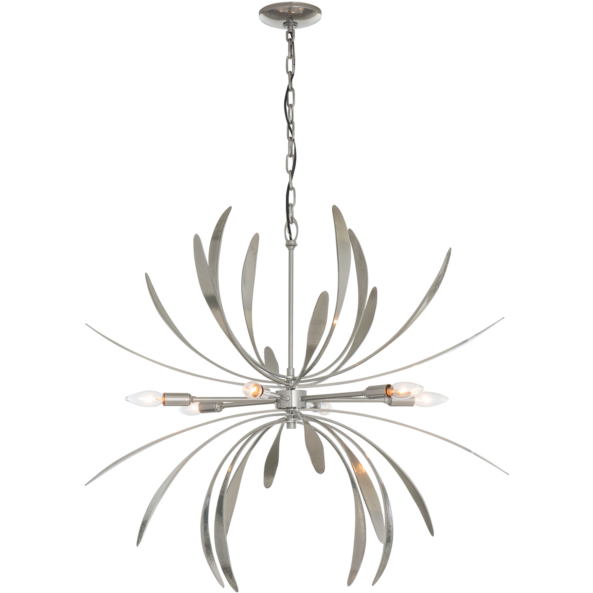 Dahlia 6 Light 32.7 inch Sterling Chandelier Ceiling Light