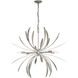 Dahlia 6 Light 32.7 inch Sterling Chandelier Ceiling Light