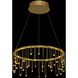 Lucerna 13.75 inch 15.12 watt Stainless Steel Gold Chandelier Ceiling Light