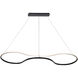 Marques LED 17 inch Black Pendant Ceiling Light, dweLED