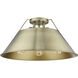 Yep Orwell 3 Light 18.75 inch Matte Black Flush Mount Ceiling Light