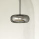 Trinity Pendant Ceiling Light in Smoked Glass