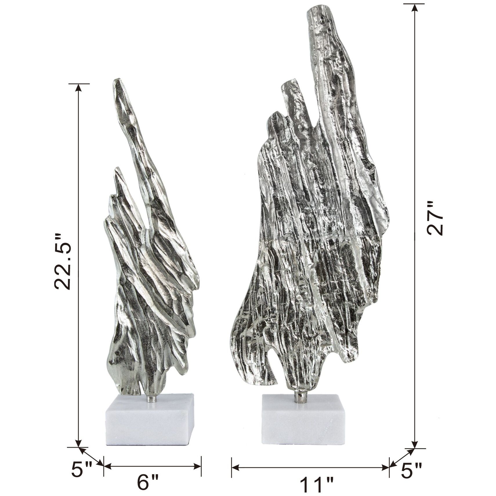 Easley Silver/White Statuaries