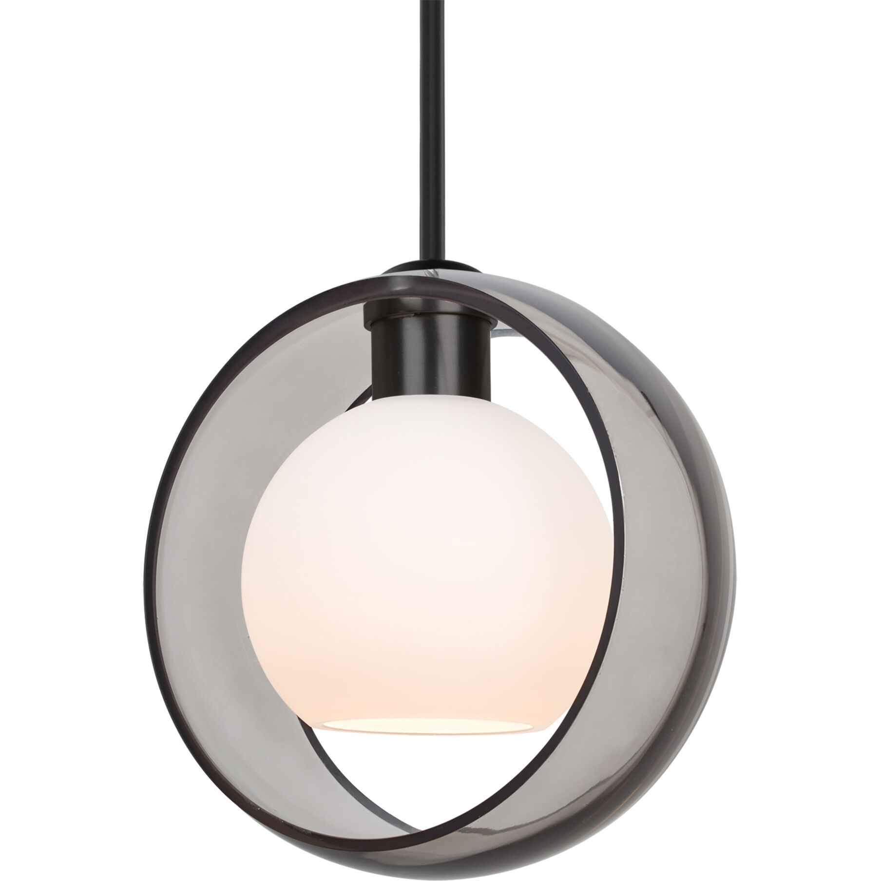Mana 1 Light Black Stem Pendant Ceiling Light