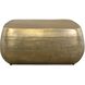 Saguaro 38 X 16 inch Aged Brass Indoor-Outdoor Coffee Table