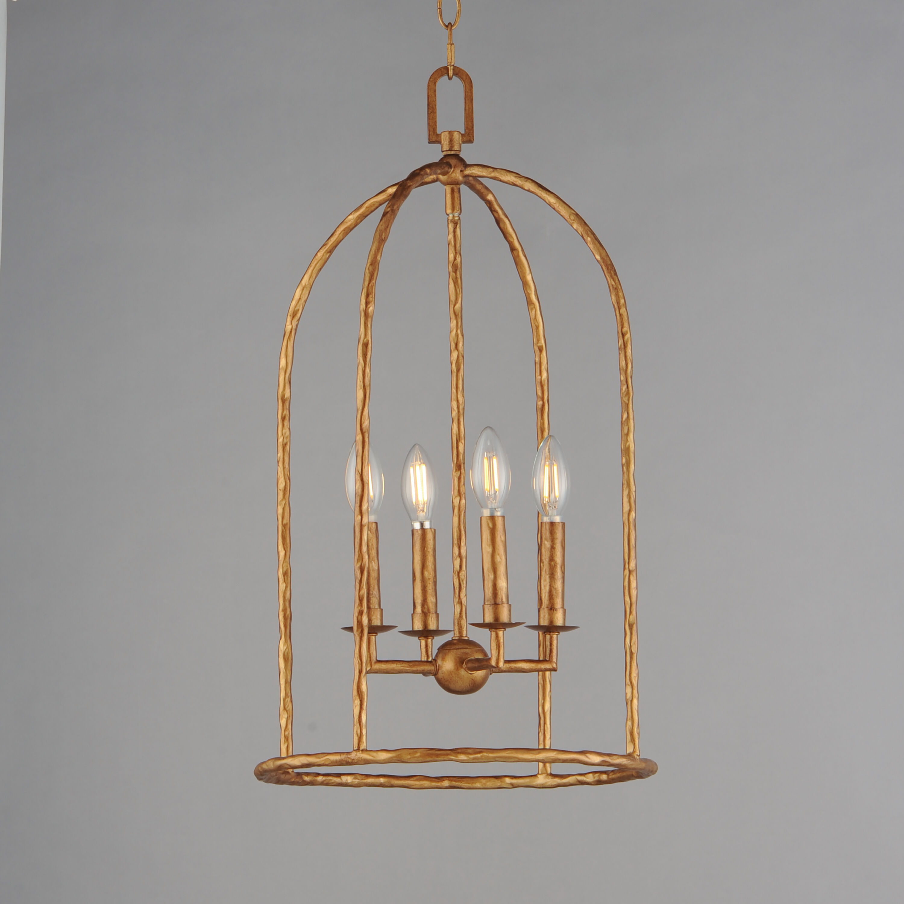 Martel 4 Light 14 inch Etruscan Gold Multi-Light Pendant Ceiling Light