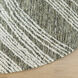 Mitra Black/White Rug in 8 Round