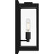 Eastover 1 Light 16 inch Earth Black Outdoor Wall Lantern, Medium