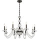 Aragon 8 Light 34 inch Mediterranean Bronze Chandelier Ceiling Light