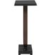 Galloway 24.25 X 15 inch Dark Bronze and Black Marble Accent Table
