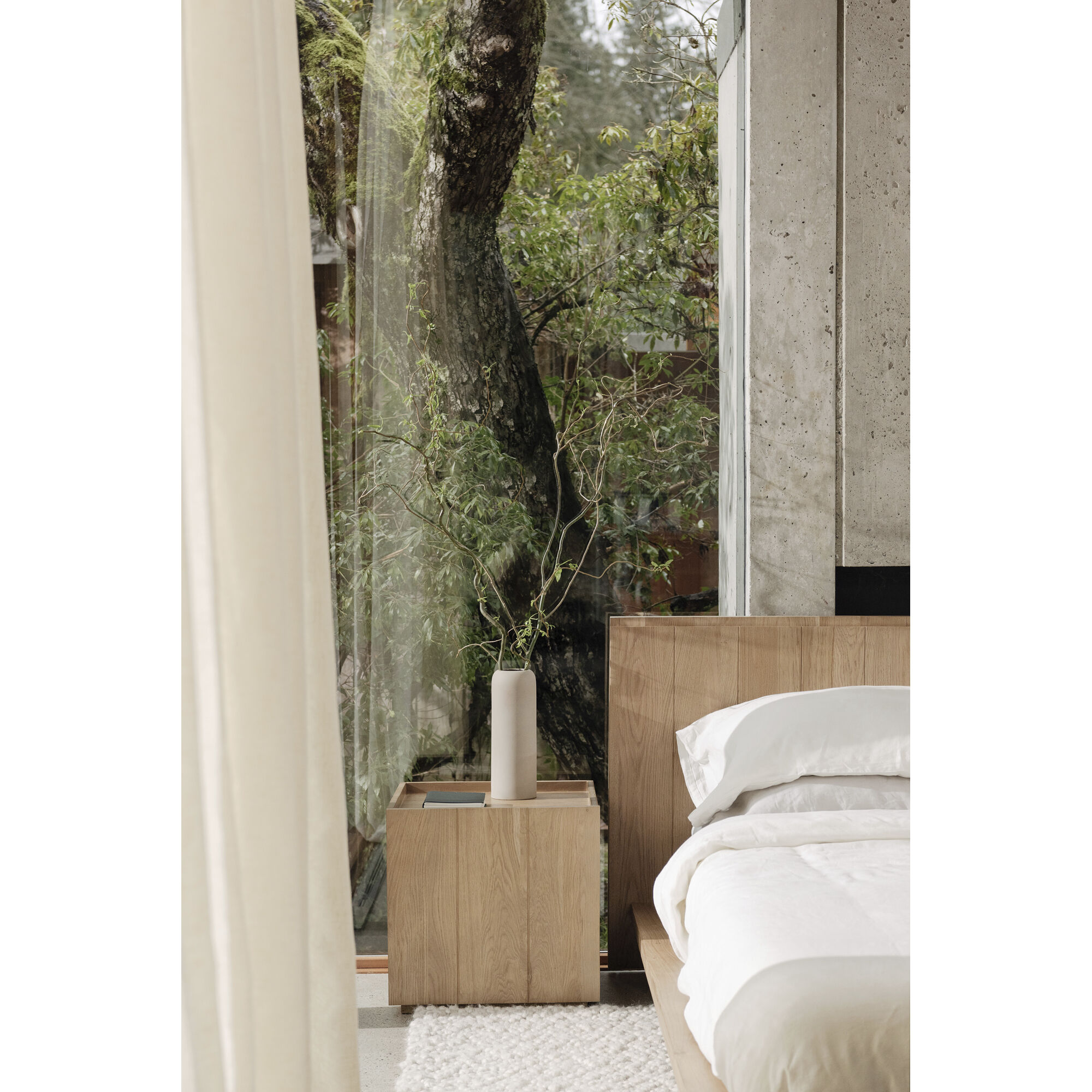 Plank Natural Bed, King