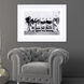 Figurative Gray and Black and White and Neutral Framed Art