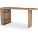 Theo 66 X 24 inch Natural Desk