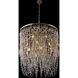 Frangia 18 Light 34 inch Brushed Champagne Gold Pendant Ceiling Light