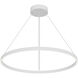 Cerchio Pendant Ceiling Light in White